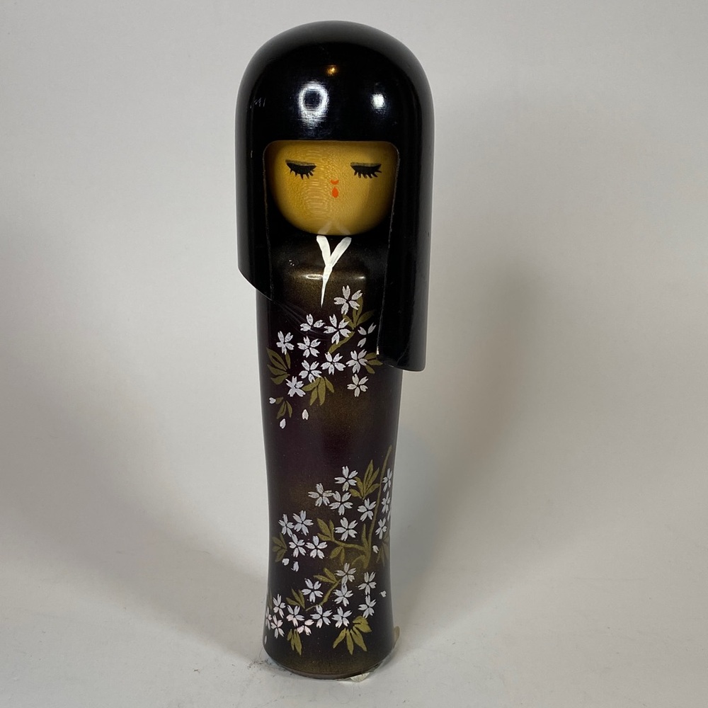Vintage Kokeshi Doll by Master Craftman Seifu Gino